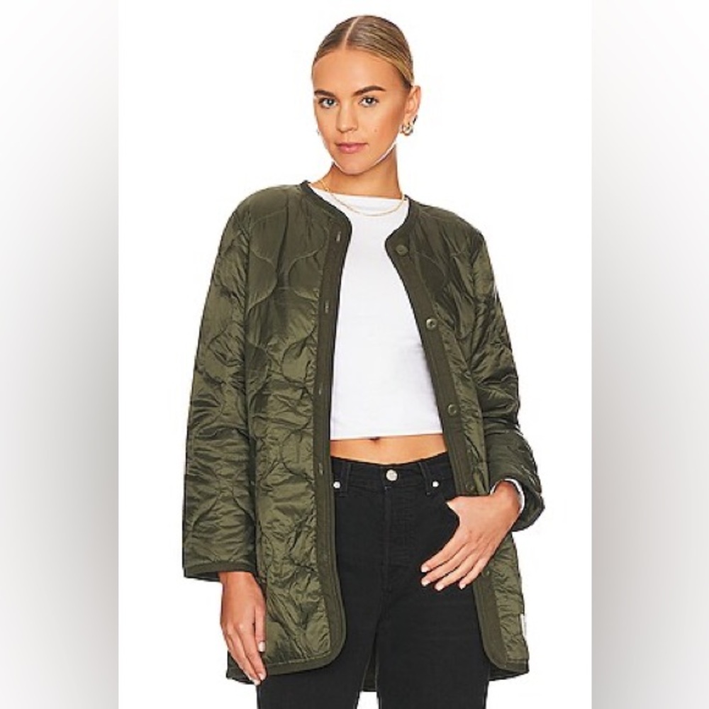 Alpha Industries Long Quilted Liner Jacket